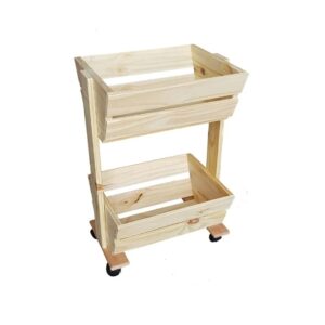 Verdulero x2 con ruedas