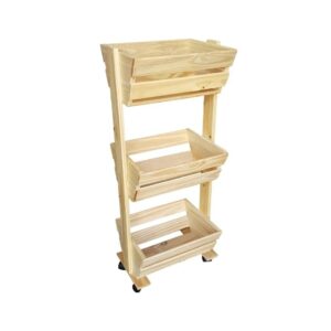 Verdulero x3 con ruedas