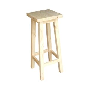 Taburete 0,75 cuadrado