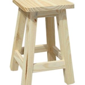 Taburete 0,45 cuadrado