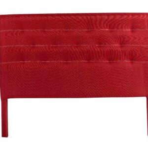 Respaldo tapizado chenille 144x122 Rojo