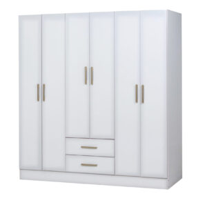 Placard benevento 180 6 ptas 2c blanco - 2 cajas