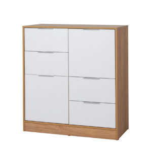 Comoda murano hickory blanco tx - 1 caja