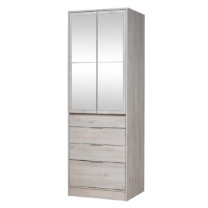 Placard murano 70 2 ptas abatir 4c pino blanco c/e - 2 cajas