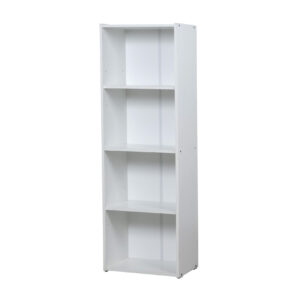 Biblioteca 4 esp mesina blanco - 1 caja