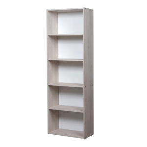 Biblioteca 5 esp mesina pino blanco - 1 caja