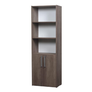 Biblioteca 5 esp 2ptas mesina nebraska gris - 1 caja