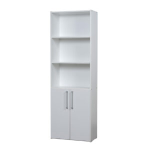 Biblioteca 5 esp 2 ptas mesina blanco - 1 caja