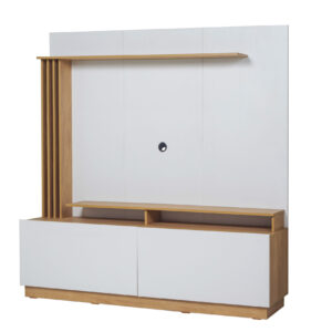 Centro ent. scaletta mesina hickory / blanco tx - 2 cajas