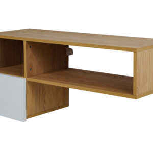 Mueble comodin aereo 1c 0.90m mesina hick./bco tx - 1 caja