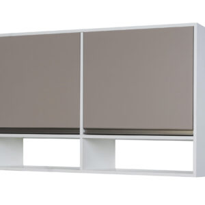 Alacena sorrento 120 2p cascina-arcilla - 1 caja