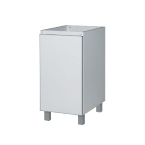 Bajo mesada potenza 40 1p bco. alum. - 1 caja