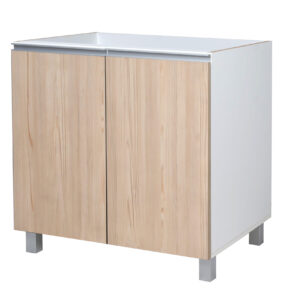 Bajo mesada potenza 60 2p  champagne - 1 caja