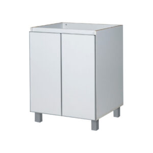 Bajo mesada potenza 60 2p bco. alum. - 1 caja