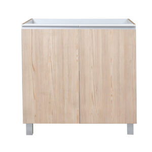 Bajo mesada potenza 80 2p  champagne - 1 caja