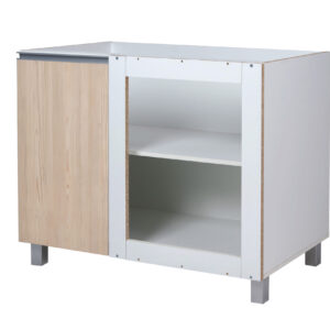 Bajo mesada potenza 98 esq 1p champagne - 1 caja