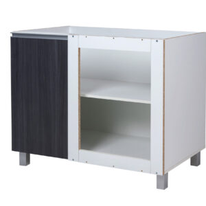 Bajo mesada potenza 98 esq 1p antracita - 1 caja