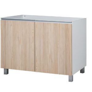 Bajo mesada potenza 100 2p champagne - 1 caja