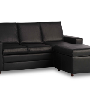 Sillon Basic Especial 3 cpos c/ butacon - Eco Cuero Negro