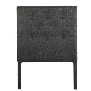 Respaldo tapizado chenille 104x122 Piedra