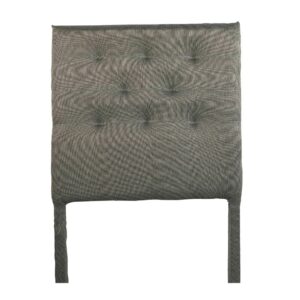 Respaldo tapizado chenille 104x122 Habano