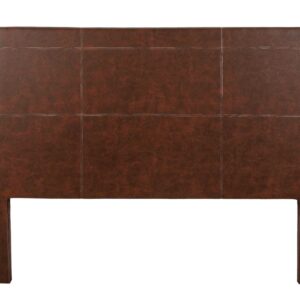 Respaldo tapizado eco cuero 144x122 Chocolate