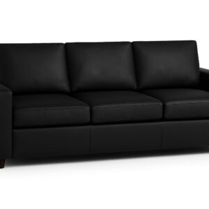 Sillon Basic 3 Cuerpos - Eco Cuero Negro