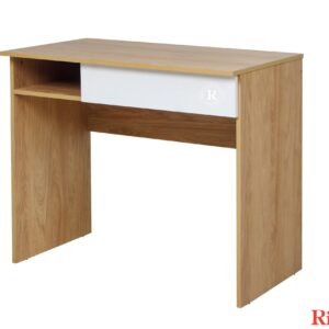 Escritorio 090 1 Cajon 1 Estante Hickory / Blanco Tx - 1 Caja