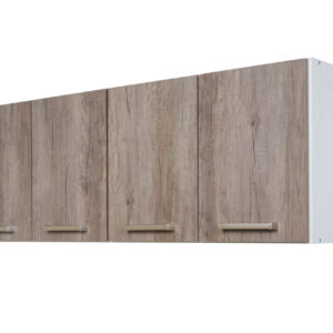 Alacena Turin 1.40 4p Nebraska Gris - 1 caja