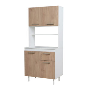 Kit Compacto Turin 0.80 4p 1c Roble Kendal - 1 caja