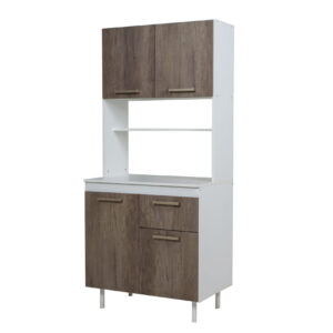 Kit Compacto Turin 0.80 4p 1c Nebraska Gris - 1 caja