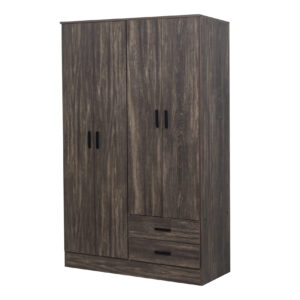 Placard Tana Piu 4p 2c Moccha - 2 cajas