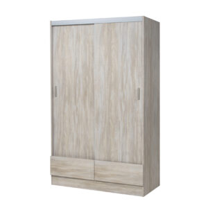 Placard Tana Piu 2p Corred Fresno Blanco - 2 cajas